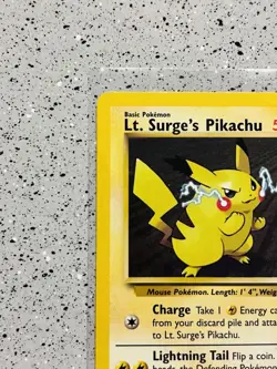 Lt. Surge’s Pikachu 81/132 Common Gym Heroes Pokemon Card - Near Mint 💎 - Image 4