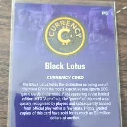 Magic: The Gathering Alpha Black Lotus PSA 10 #40 1993 English Artifact Card - Image 2