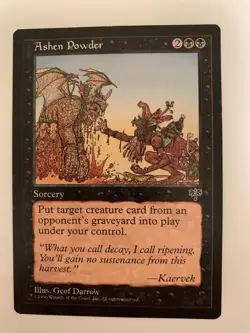 MTG NM Ashen Powder Mirage Regular - Image 1