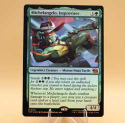 Michelangelo, Improviser | 119 | Mythic | Foil | TMNT | MTG - Image 1