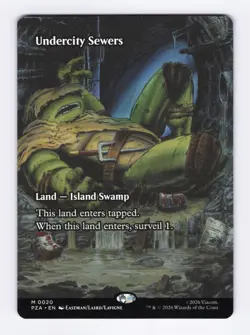 Undercity Sewers (Borderless) 0020 (M) MTG Teenage Mutant Ninja Turtles (PZA) - Image 1