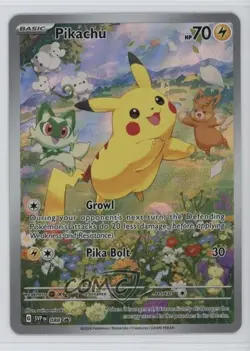 Pikachu (Paldea Adventure Chest) Holo Pokemon Scarlet & Violet Black Star Promo - Image 1