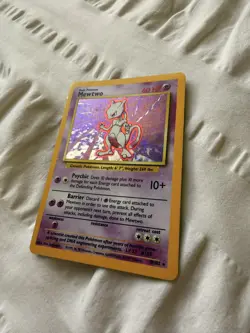 Pokemon TCG Mewtwo Base Set 10/102 Holo Unlimited Holo Rare - Image 4