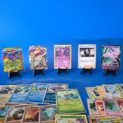 73 Pokemon TCG Lot - Gengar 060/162 - Espeon V (SWSH201) - Kingler VMAX 029/172 - Image 1