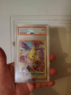 2023 POKEMON SWORD & SHIELD CROWN ZENITH #160 FULL ART/PIKACHU PSA 9 - Image 1