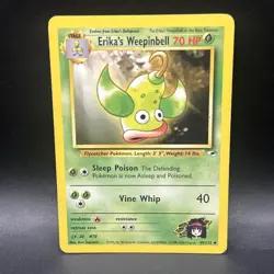 Pokemon TCG Erika's Weepinbell Gym Heroes 49/132 Unlimited - Image 1