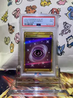 2022 Pokemon Japanese SV2a Ultra Rare Basic Psychic Energy #210 PSA 9 - Image 1