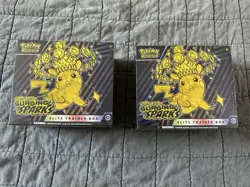 Pokemon TCG Surging Sparks Elite Trainer Box (LOT OF x2) - FACTORY SEALED - Image 1
