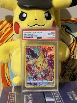 2023 Pokemon SWSH Crown Zenith Pikachu #160/159 FA Secret, PSA 10 Gem Mint - Image 4