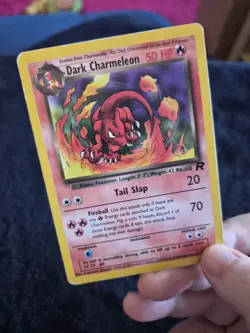 Pokemon - Dark Charmeleon - Team Rocket - W Stamp 32/82 WOTC LP/MP - Image 3