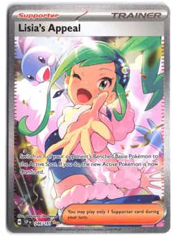 Lisia's Appeal 246/191 Special Illustration Rare Surging Sparks Pokemon - Image 1
