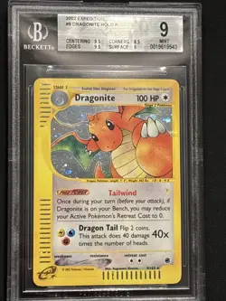 Dragonite Expedition Holo Rare Pokemon 9/165 BGS 9 PSA MINT Vintage Nintendo - Image 1