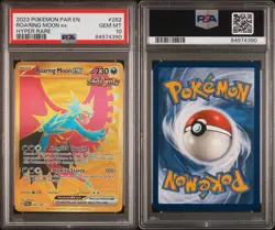 2023 Pokemon Par En-Paradox Rift Hyper Rare Roaring Moon Ex #262 PSA 10 - Image 3