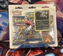 POKEMON BREAKPOINT 3 PACK BLISTER FACTORY SEALED WITH UMBREON PROMO XY96 NEW - Image 1