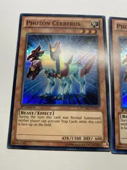 Yugioh 3X Photon Cerberus Super 1st Edition NUMH-EN022 HP - Image 2