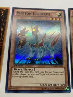 Yugioh 3X Photon Cerberus Super 1st Edition NUMH-EN022 HP - Image 4