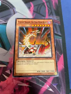 YUGIOH - FUSILIER DRAGON THE DUAL MODE BEAST - COMMON - SDMP - 1ST ED - NM - Image 1