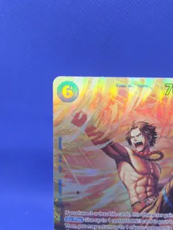One Piece Carrying On His Will Portgas D Ace OP13-119 Secret Rare SEC SP NM - Image 3
