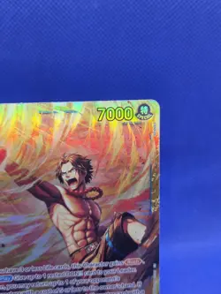 One Piece Carrying On His Will Portgas D Ace OP13-119 Secret Rare SEC SP NM - Image 4