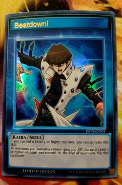 Near Mint Yugioh Beatdown Ultra Rare JMPS-ENS01 Speed Duel Seto Kaiba Skill Card - Image 2