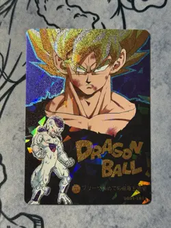 Dragon Ball Hero LR Full Art DB01 LR11 Son Goku Frieza Manga Card CCG - Image 1