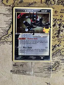 Greninja Gold Star SWSH144 Sword and Shield Promo Pokemon Card Defected,error - Image 4