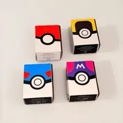 RARE DEAL Pokemon Trading Card Game Ultra PRO Deck Boxes 4 Poke Ball Designs - Image 2