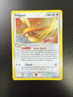 Pidgeot 10/112 FireRed & LeafGreen Holo Rare Pokemon Card LP - Image 3