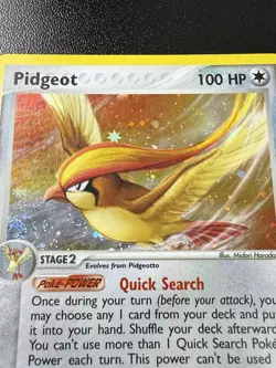 Pidgeot 10/112 FireRed & LeafGreen Holo Rare Pokemon Card LP - Image 4
