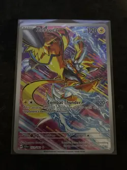 Pokemon TCG Zeraora Stellar Crown Holo Card 151/142 - Image 1