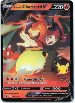 Lance's Charizard V - Promo SWSH: Sword & Shield Promo Cards SWSD Fire Holo SWSH - Image 1
