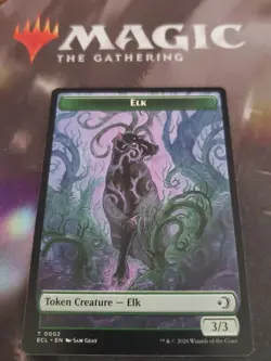 Mtg. Elk / Mutavault Double-Sided Token. Lorwyn Eclipsed. Nm - Image 1