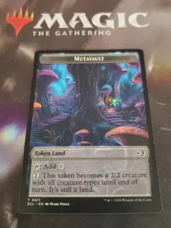 Mtg. Elk / Mutavault Double-Sided Token. Lorwyn Eclipsed. Nm - Image 2