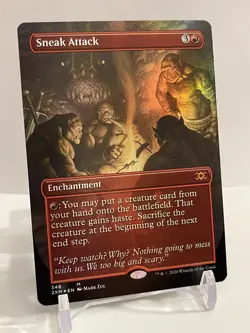 Sneak Attack - Foil Extended Art Promo 2XM NM MTG, #348 - Image 1