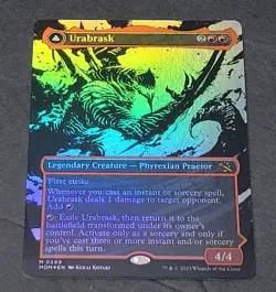 Urabrask The Great Work MOM MTG 299 FOIL BORDERLESS MYTHIC - Image 2