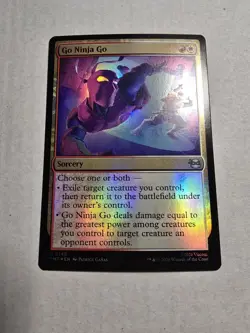 1x Go Ninja Go - Foil MTG Teenage Mutant Ninja Turtles NM Magic Foil - Image 1