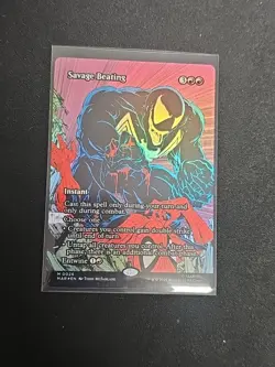 Savage Beating (Borderless) Marvel Universe Eternal-Legal FOIL MINT - Image 1