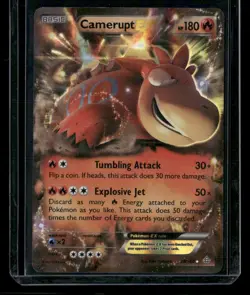 Pokemon XY - Primal Clash 29/160 Camerupt EX - LP - Image 1