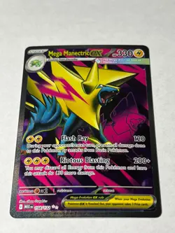 Mega Manectric ex 158/132 Ultra Rare Mega Evolution Pokemon Near Mint - Image 1