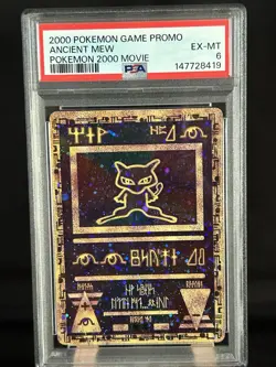2000 Pokemon Game Promo Pokemon Movie 2000 Ancient Mew PSA 6 - Image 1