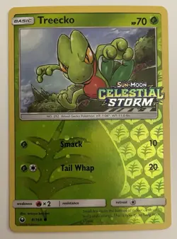 Treecko 8/168 Pokemon TCG Celestial Storm Stamped Promo MP - Image 1
