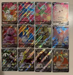 Pokemon TCG Sword & Shield Full Art V & Shinny Full Art V Lot Of 12 NM - Image 1