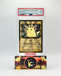 2021 Pokemon Celebrations Pikachu Ultra Premium Collection PSA 9 - Image 1