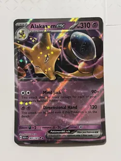 Alakazam ex 065/165 Scarlet & Violet 151 Holo Pokemon TCG 2023 NM - Image 1