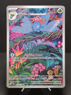 Pokemon TCG Gloom Illustration Rare Holo SV03: Obsidian Flames #198/197 - Image 1