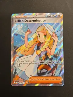 2025 Pokemon Mega Evolution Lillie's Determination Ultra Rare #169/132 NM - Image 1