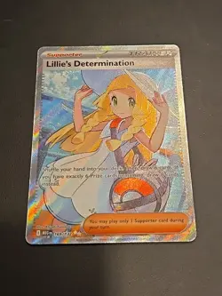 2025 Pokemon Mega Evolution Lillie's Determination Ultra Rare #169/132 NM - Image 2