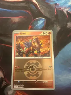 Pokemon TCG - Ascended Heroes - Quick Ball Reverse Holo Rare - Entei - 025/217 - Image 1