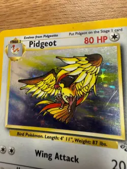 Pokemon TCG Pidgeot Jungle 8/64 Holo Unlimited Holo Rare - Image 2