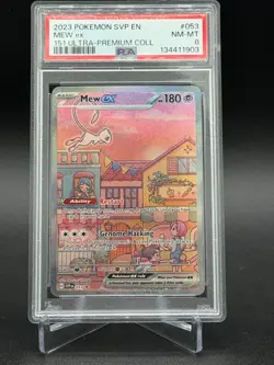 PSA 8 Mew EX SVP053 - 151 Promo SIR Rare - Pokemon - Image 1